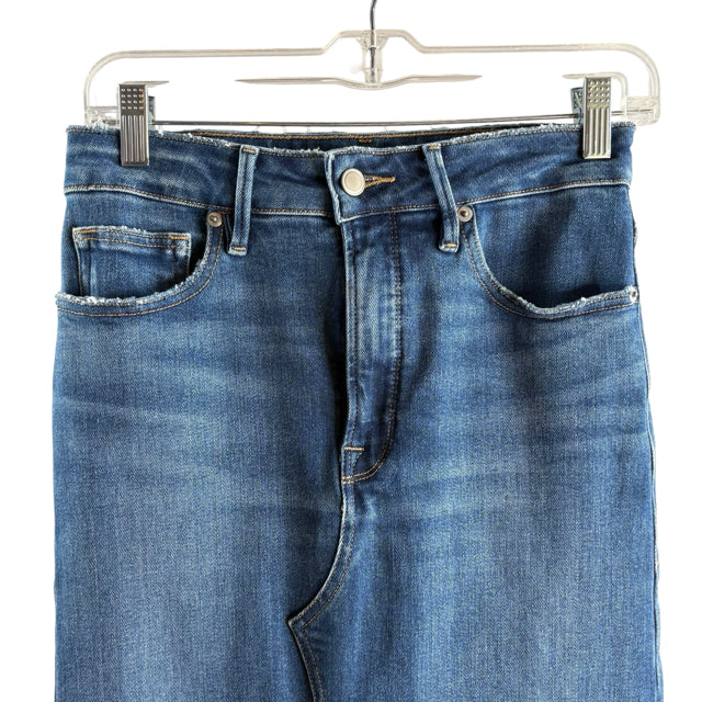GOOD AMERICAN Size 4 Blue Denim SKIRT