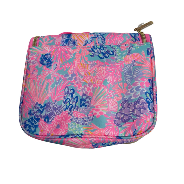 LILLY PULITZER Pink/blue COSMETIC CASE