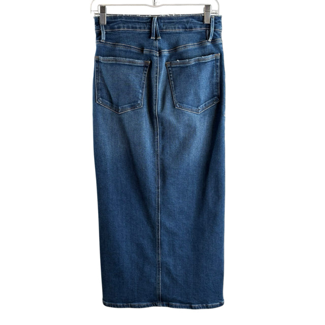 GOOD AMERICAN Size 4 Blue Denim SKIRT