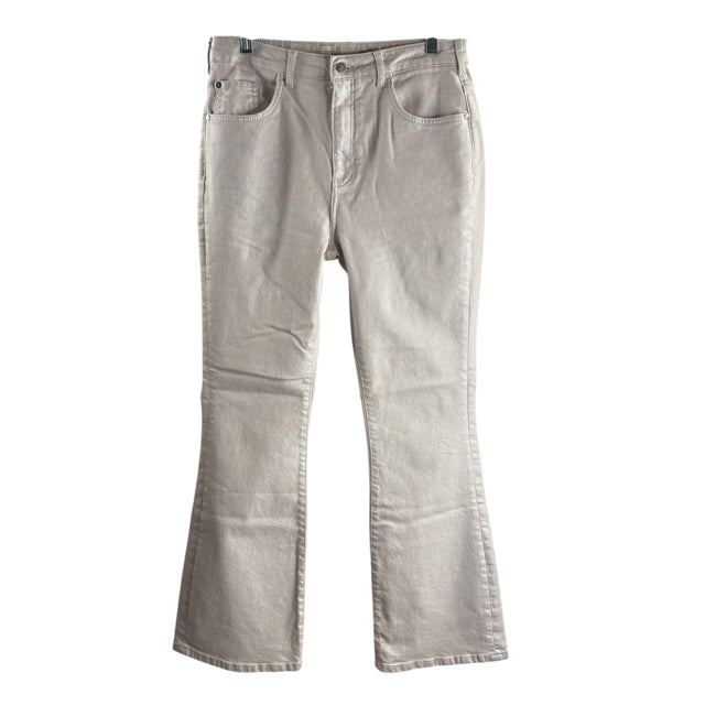 PILCRO Size 31 Cream Denim JEANS