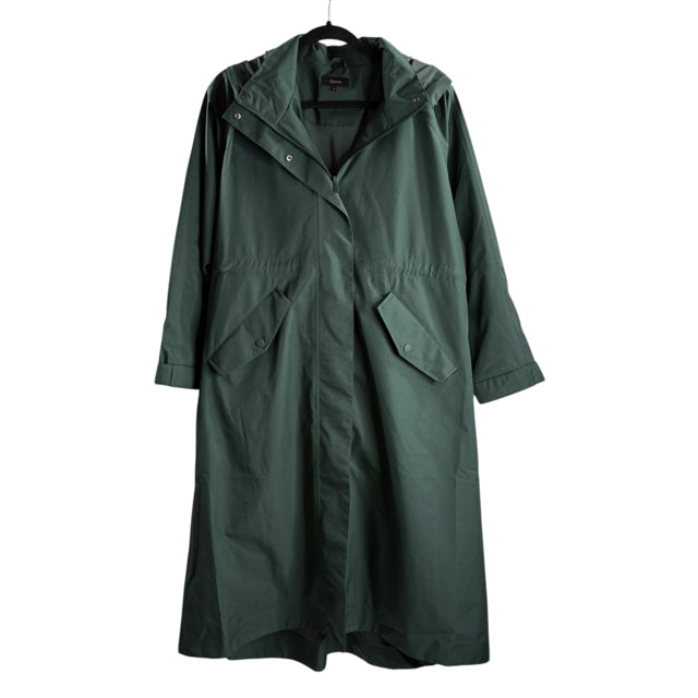 QUINCE Size SMALL Pine Green Zip Front Polyester JACKET