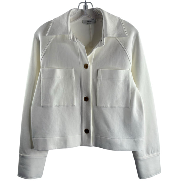 VINCE Size SMALL Off-White Long Sleeve NWT BLAZ / JKT