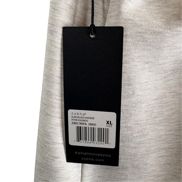 ZOBHA Size X-LARGE Off-White Hood Knit ACTIVE PANT