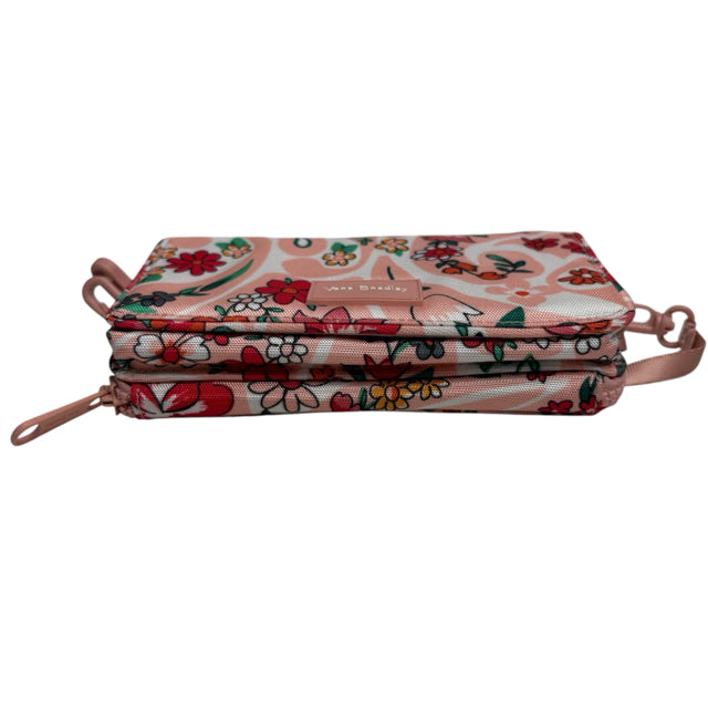 VERA BRADLEY Pink Floral Nylon Cross Body PURSE