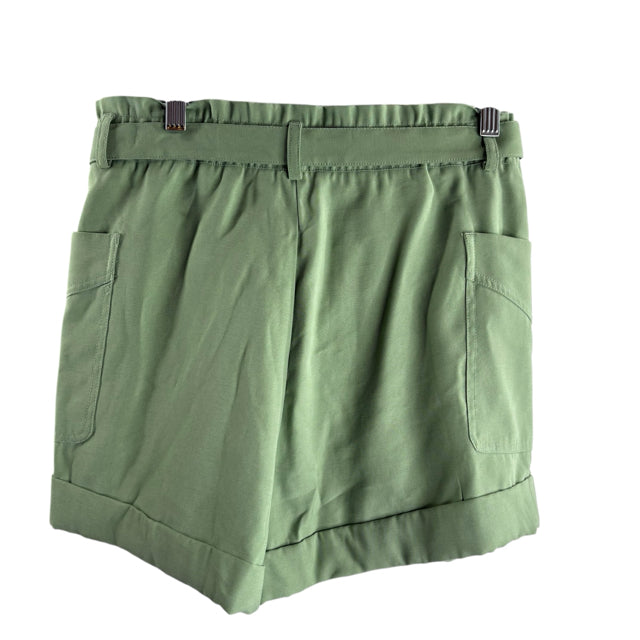 STEVE MADDEN Size MEDIUM Sage Belted Rayon NWT SHORTS