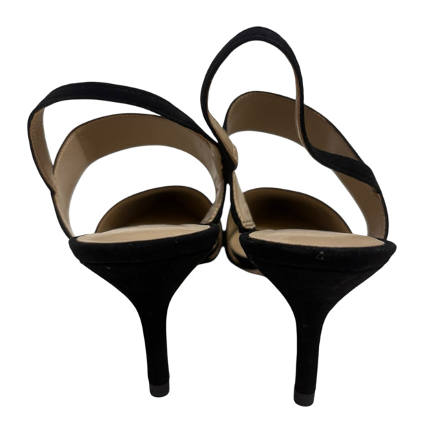 ANN TAYLOR Size 9 Black Sling Suede NWOT SHOE