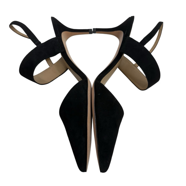 ANN TAYLOR Size 9 Black Sling Suede NWOT SHOE