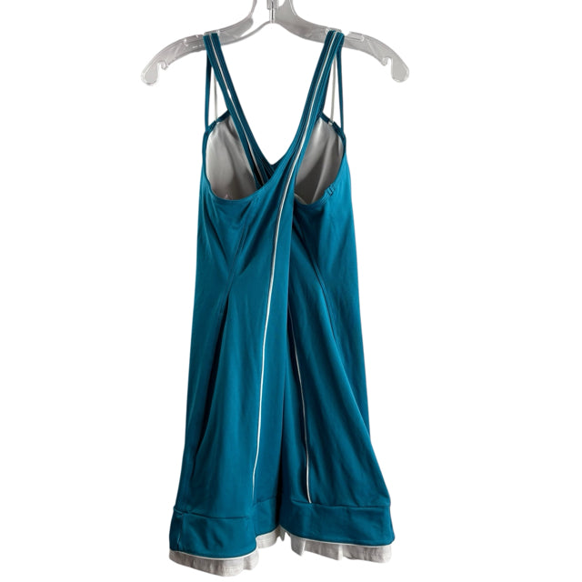 K SWISS Size MEDIUM Teal Strappy Polyester Blend NWT DRESS