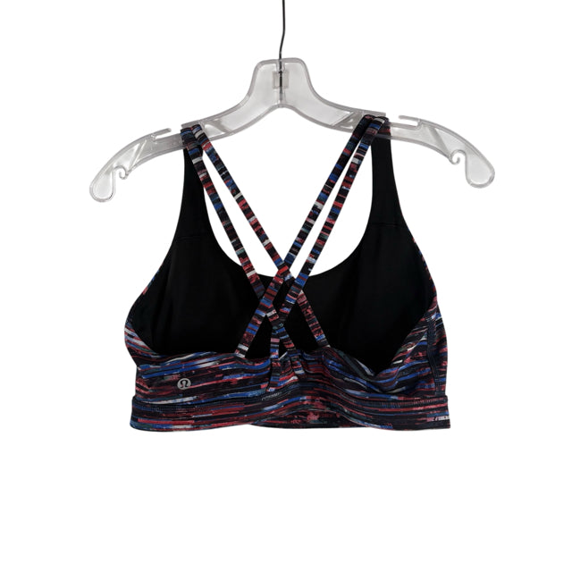LULULEMON Size MED Multi Streaks ACTIVE TOP