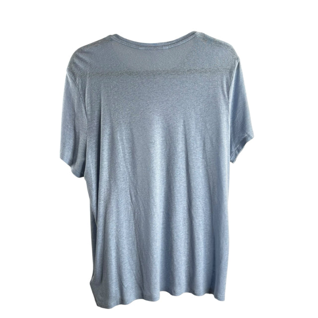 ATHLETA Size X-LARGE Light Blue Short Sleeve NWT TOP