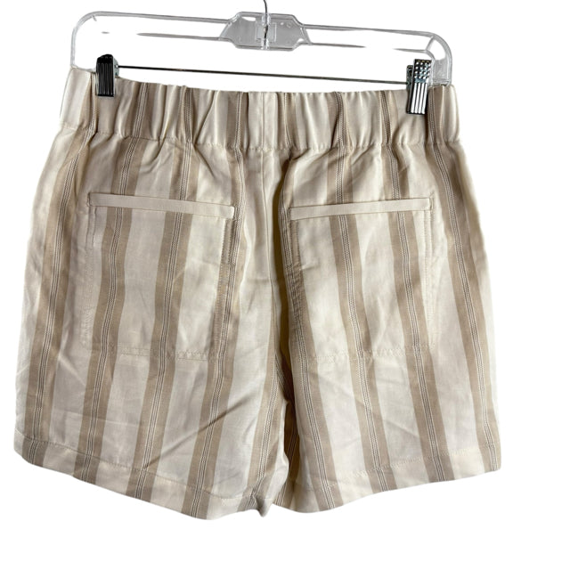 BANANA Size SMALL Tan/Cream Stripe NWT SHORTS