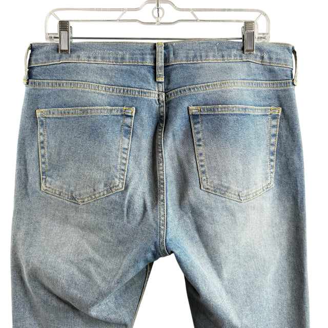 PILCRO Size 30 Light Blue Ankle Detail Denim JEANS