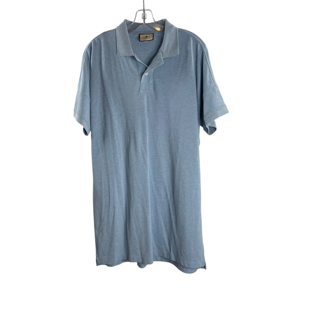 TUCKERNUCK Size MED Blue Short Sleeve DRESS