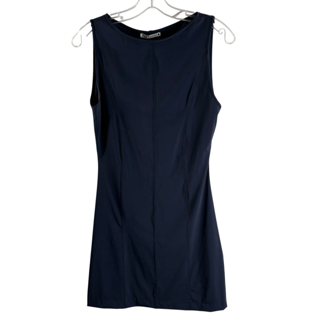 ZARA Size MED Navy Sleeveless NWT DRESS