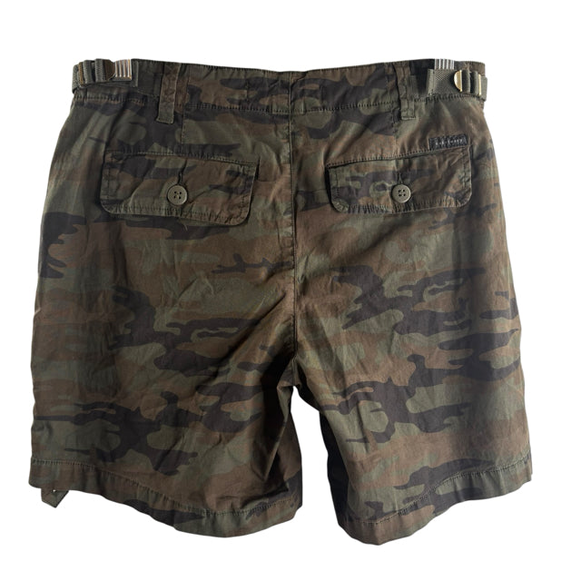 SANCTUARY Size 26 Hunter Green Camo Cotton NWT SHORTS