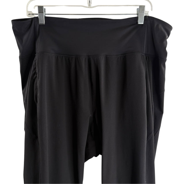 ATHLETA Size 1X Charcoal Wide Leg Joggers ACTIVE PANT