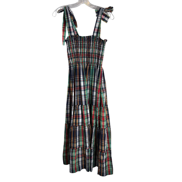 MAXWELL & GERALDINE Size MED Multi Madras Plaid Strappy DRESS