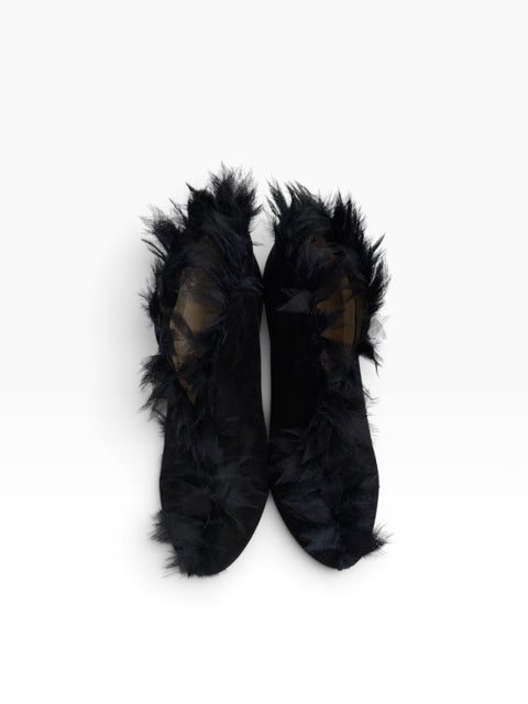 JIMMY CHOO Size 38 Black Bootie SHOE