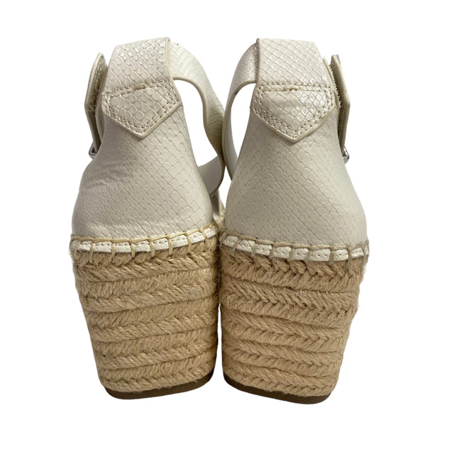 FRANCO SARTO Size 8 1/2 White Sandal SHOE