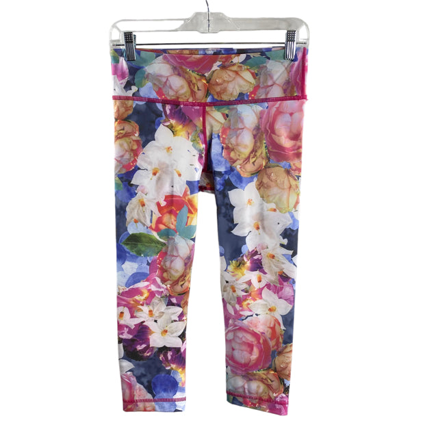 VIMMIA Size SMALL Pink/Multi Floral Leggings ACTIVE PANT