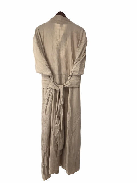 ASOS Size 22 W Tan 3/4 Sleeve Polyester Blend NEW! DRESS