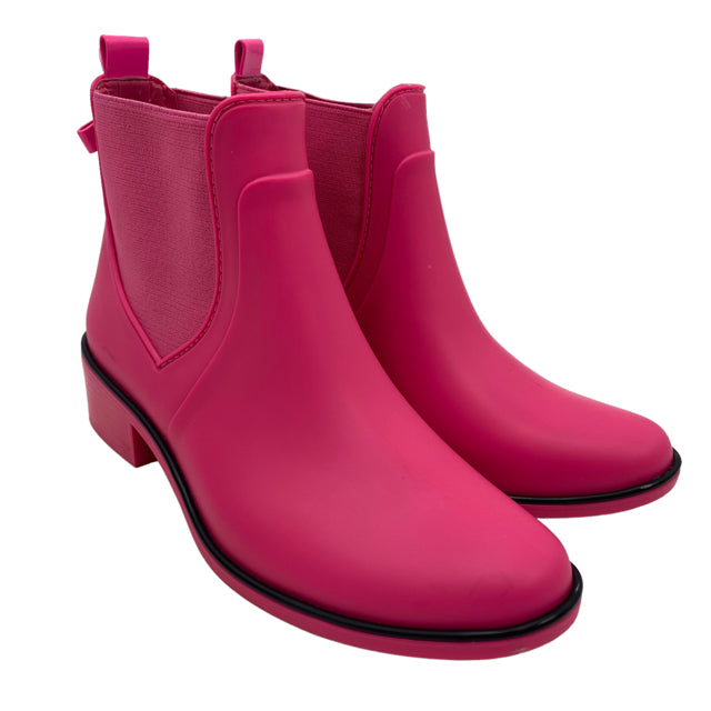 KATE SPADE Size 7 Hot Pink Rain Boot Rubber BOOT
