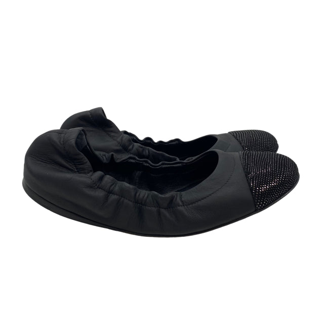 VIAJIYU Size 34 Black Ballet Leather NWOT SHOE