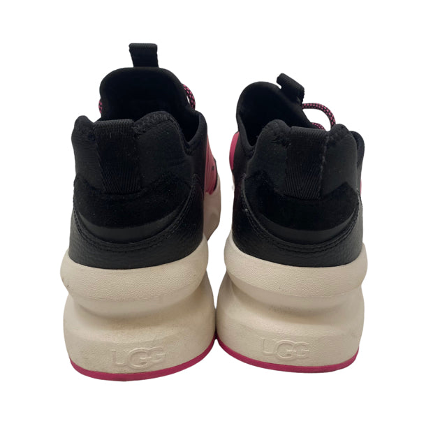 UGG Size 9 Black/Pink Sneaker Stretch SHOE