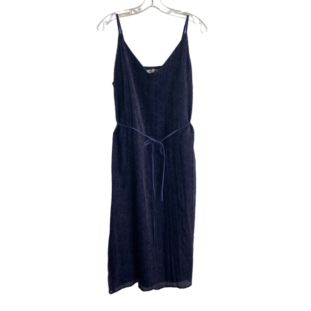 BB DAKOTA Size X-SMALL Dark Blue Burnout Strappy Rayon Blend DRESS
