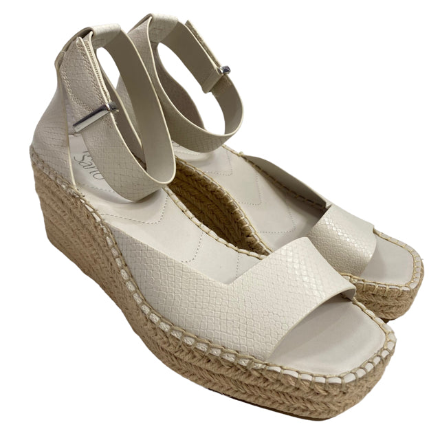 FRANCO SARTO Size 8 1/2 White Sandal SHOE