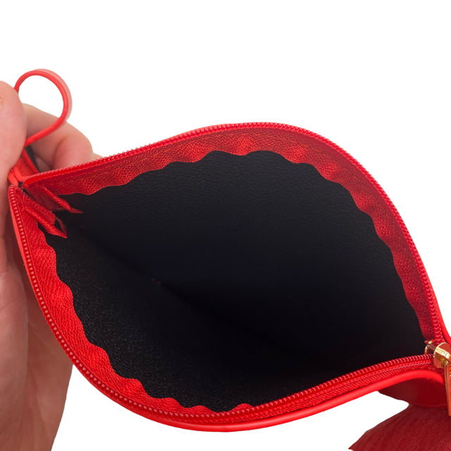 Red Faux Leather PURSE