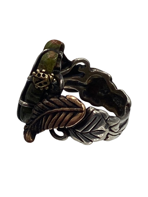 CAROLYN POLLACK Sterling Silver Silver/Brass/Copper RING