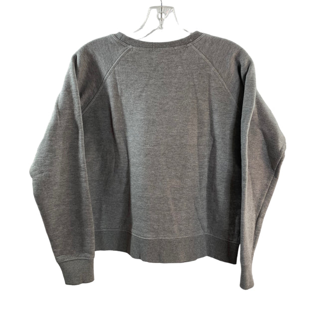 REBECCA MINKOFF Size SMALL Gray/Pink Long Sleeve Sweatshirt Cotton Blend TOP