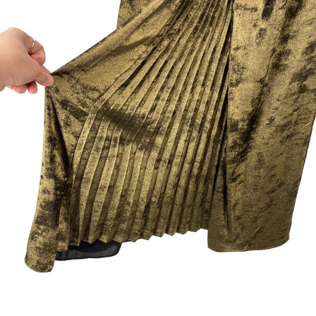 BAILEY 44 Size 12 Gold Sleeveless Metallic NEW! DRESS